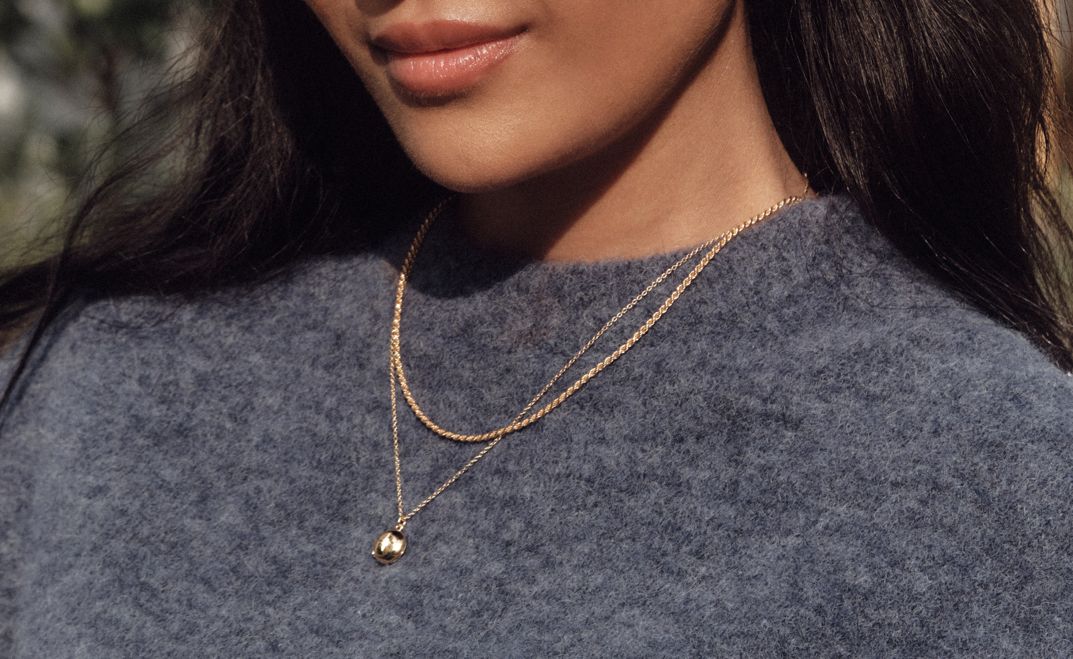 The art of layering with our new stackable chains
