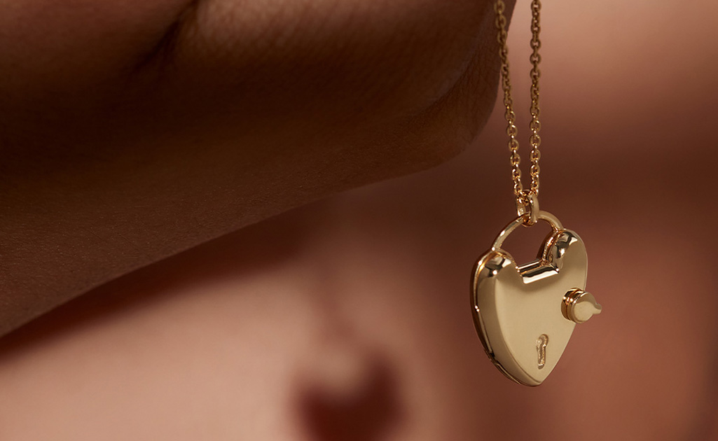 JUST LANDED | HEART PADLOCK LOCKET