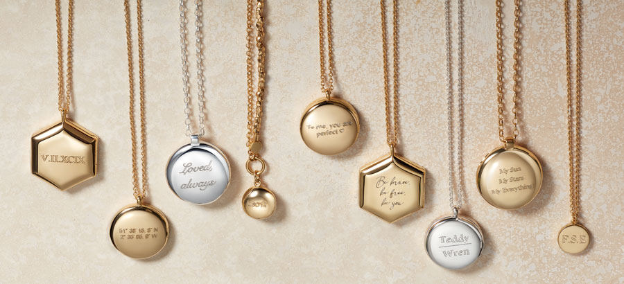 Engravable Jewellery | Engravable Locket Necklaces & Bracelets | Astley Clarke