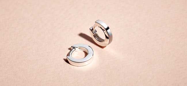 Sterling Silver Huggie Earrings Sterling Silver Huggie Earrings
