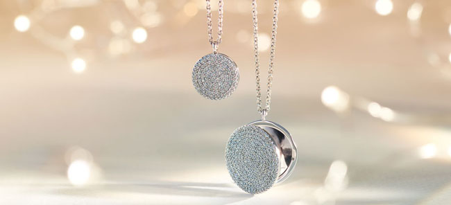 White Gold Lockets