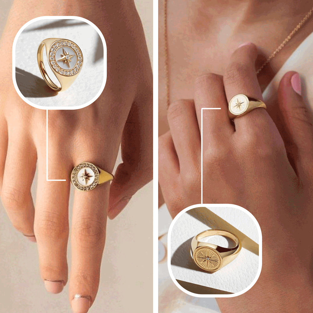 CHUNCKY SIGNET RINGS