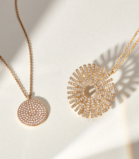 Pearl and gold jewellery stack