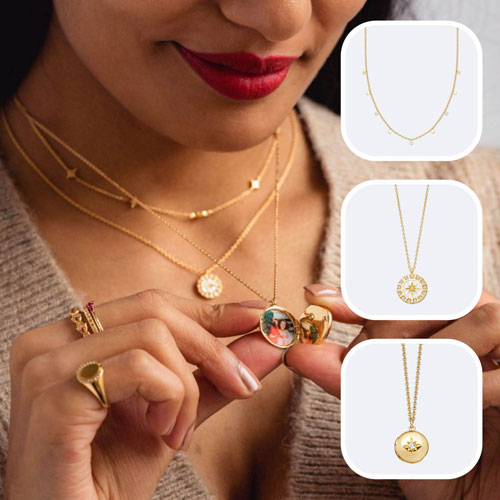 triple locket stack