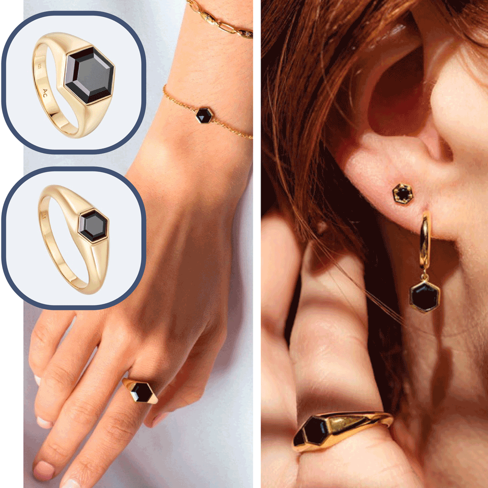 BLACK SPINEL DECO COLLECTION STACK