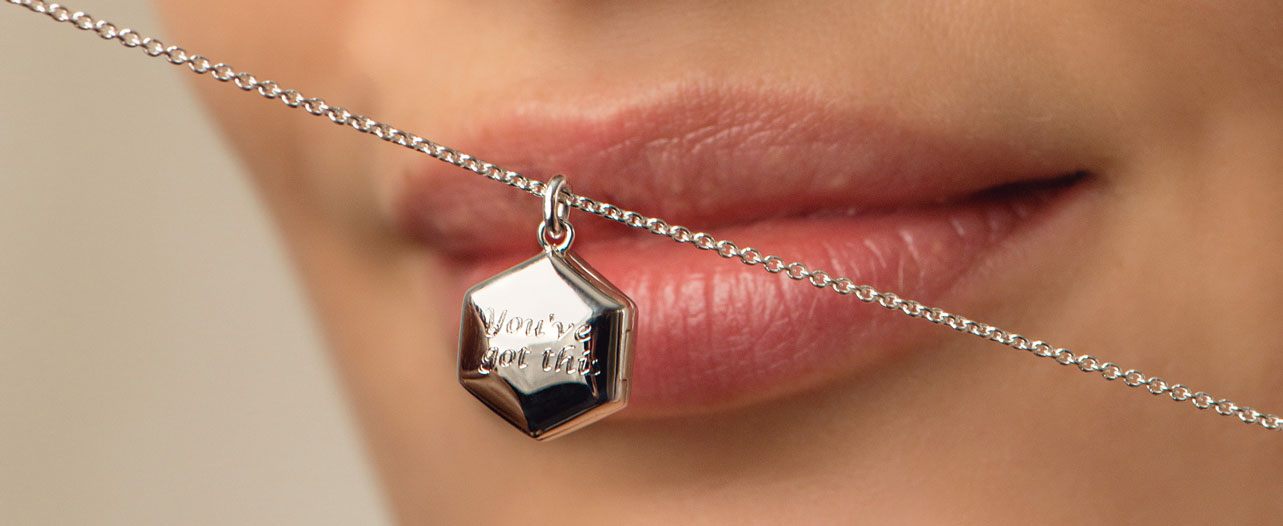SILVER PERSONALISED LOCKET 