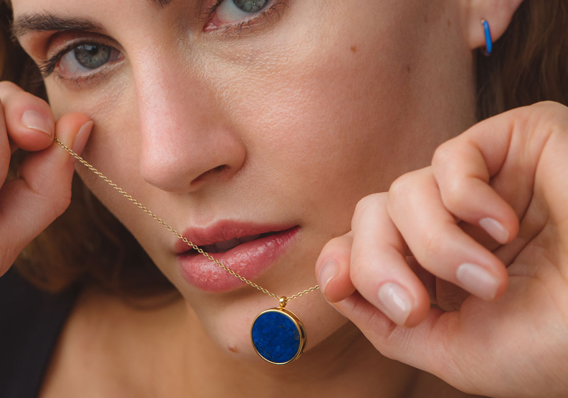 Lapis Lazuli Locket
