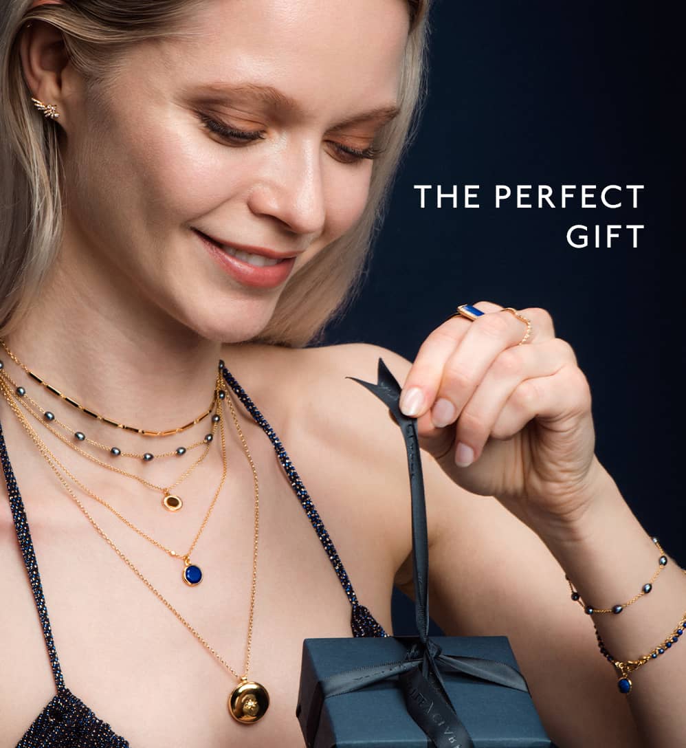 Necklace and bracelet stack with diamond earrings