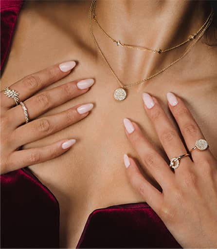 Diamond jewellery stack