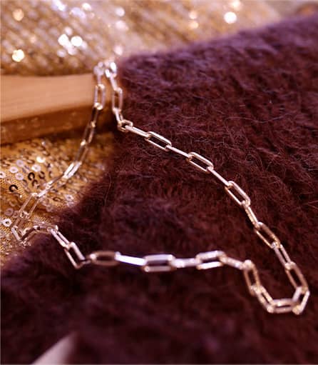 silver chain necklace
