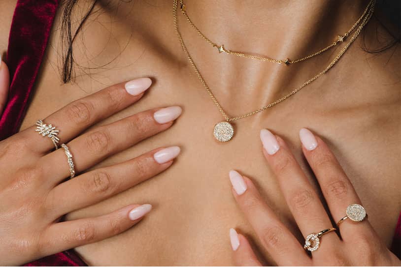 Diamond jewellery stack