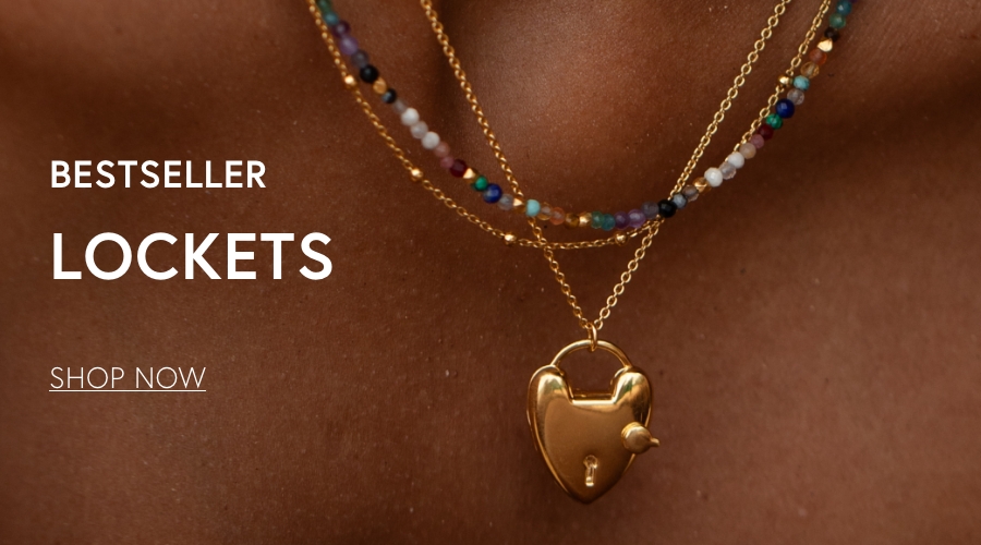 Gold Locket Necklace For Women