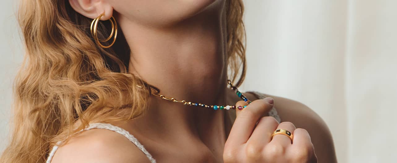 hematite Beaded Necklace